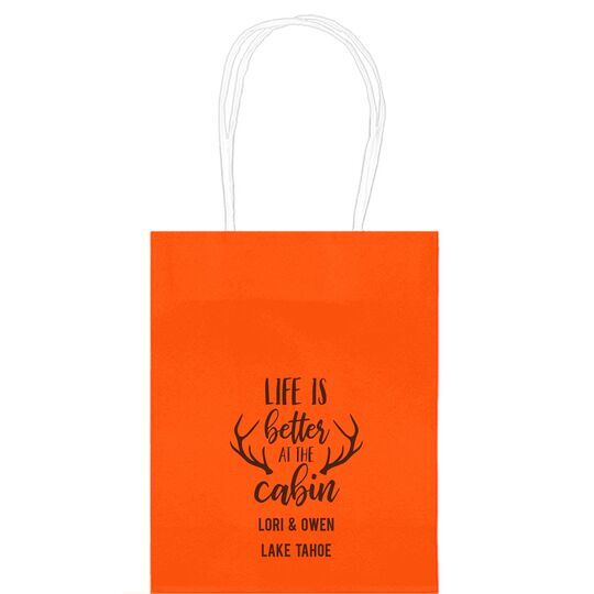 Life Is Better At The Cabin Mini Twisted Handled Bags